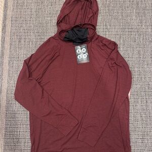 Hi-Tec Maroon Convertible Hoodie